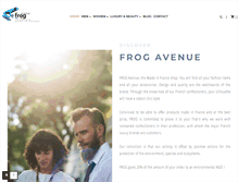 Tablet Screenshot of frogavenue.com